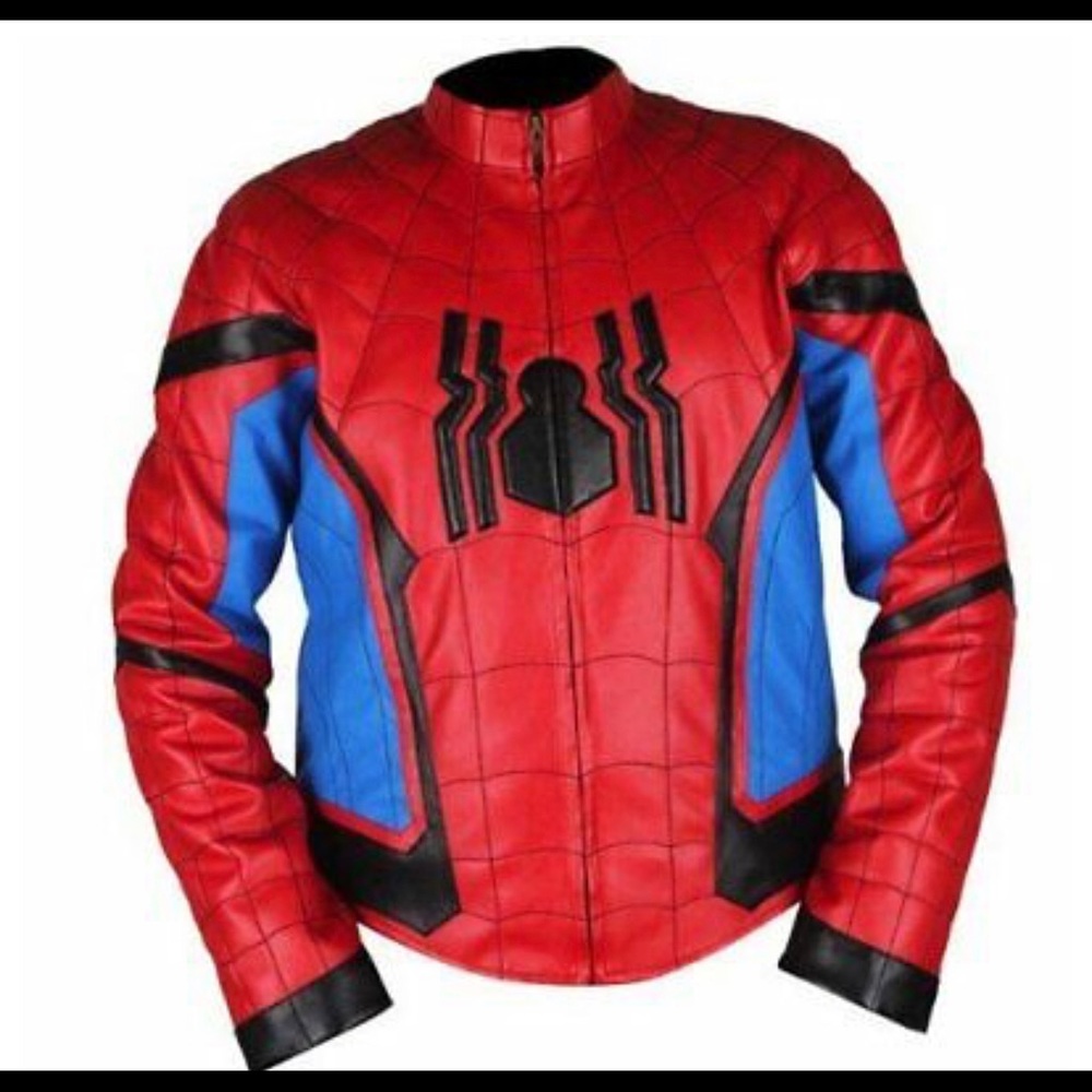 Spiderman leather jacket 2